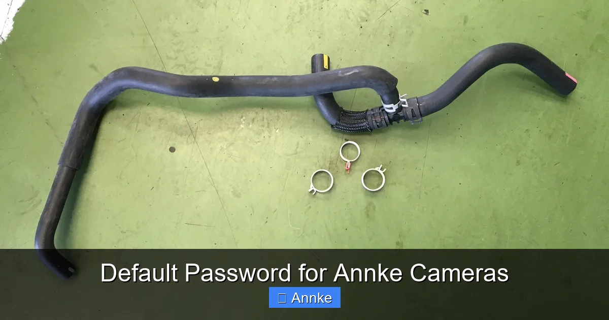 Default Password for Annke Cameras
