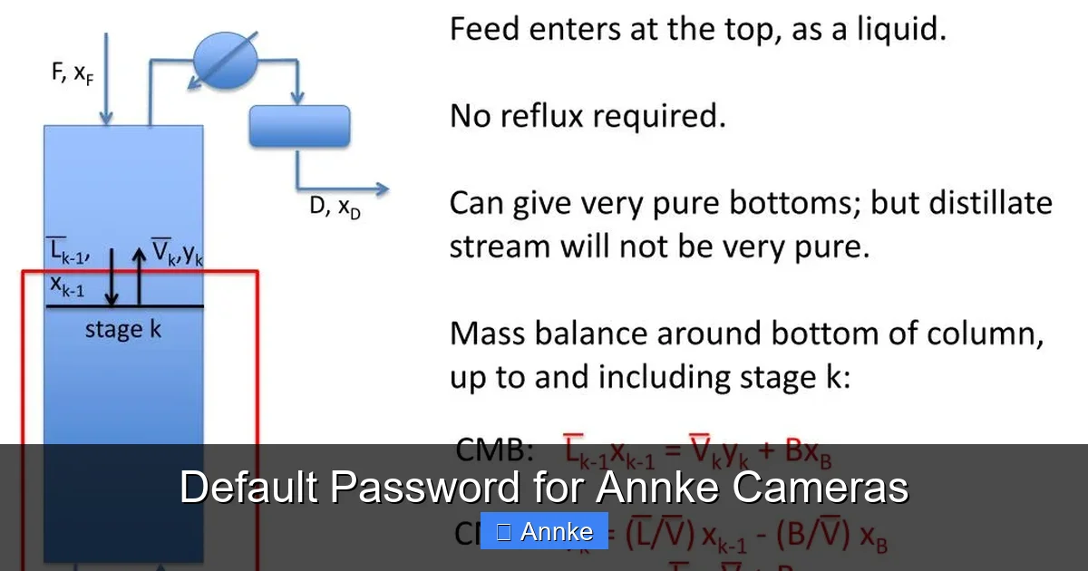 Default Password for Annke Cameras