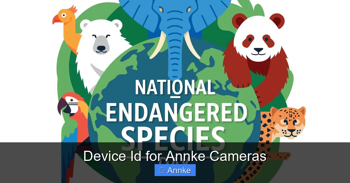 Device Id for Annke Cameras