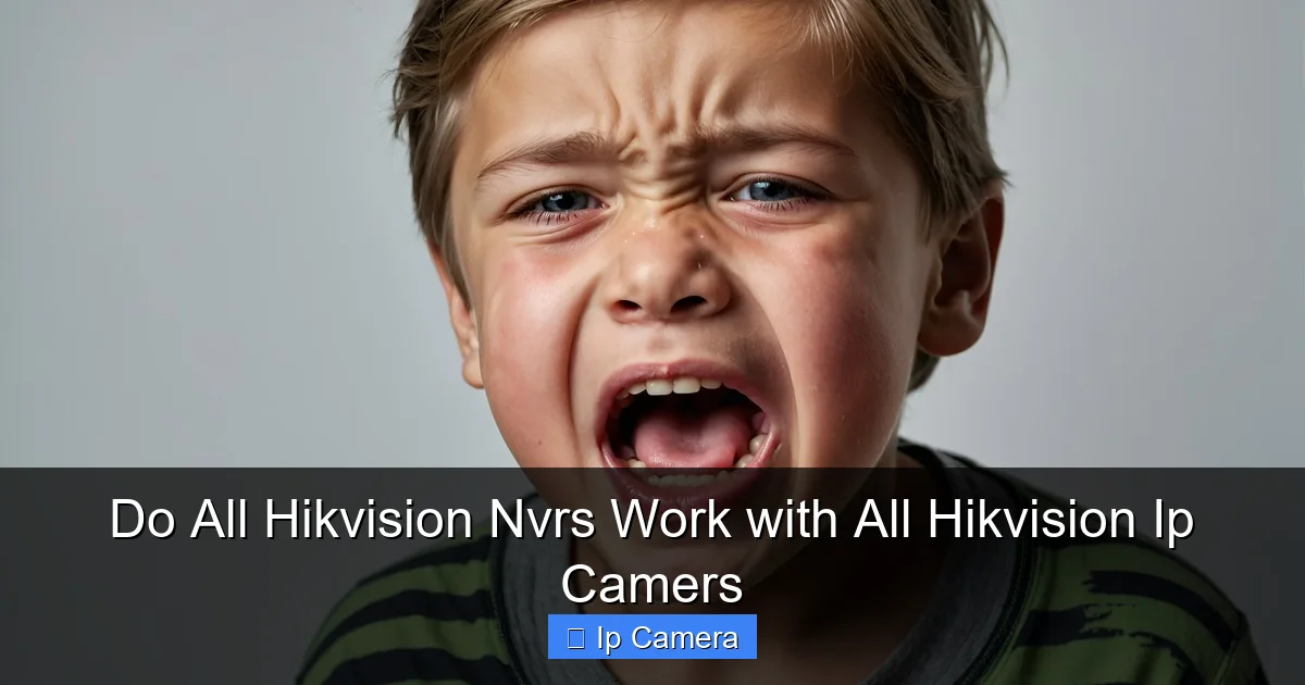 Do All Hikvision Nvrs Work with All Hikvision Ip Camers