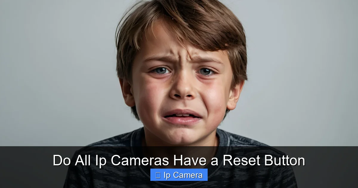 Do All Ip Cameras Have a Reset Button