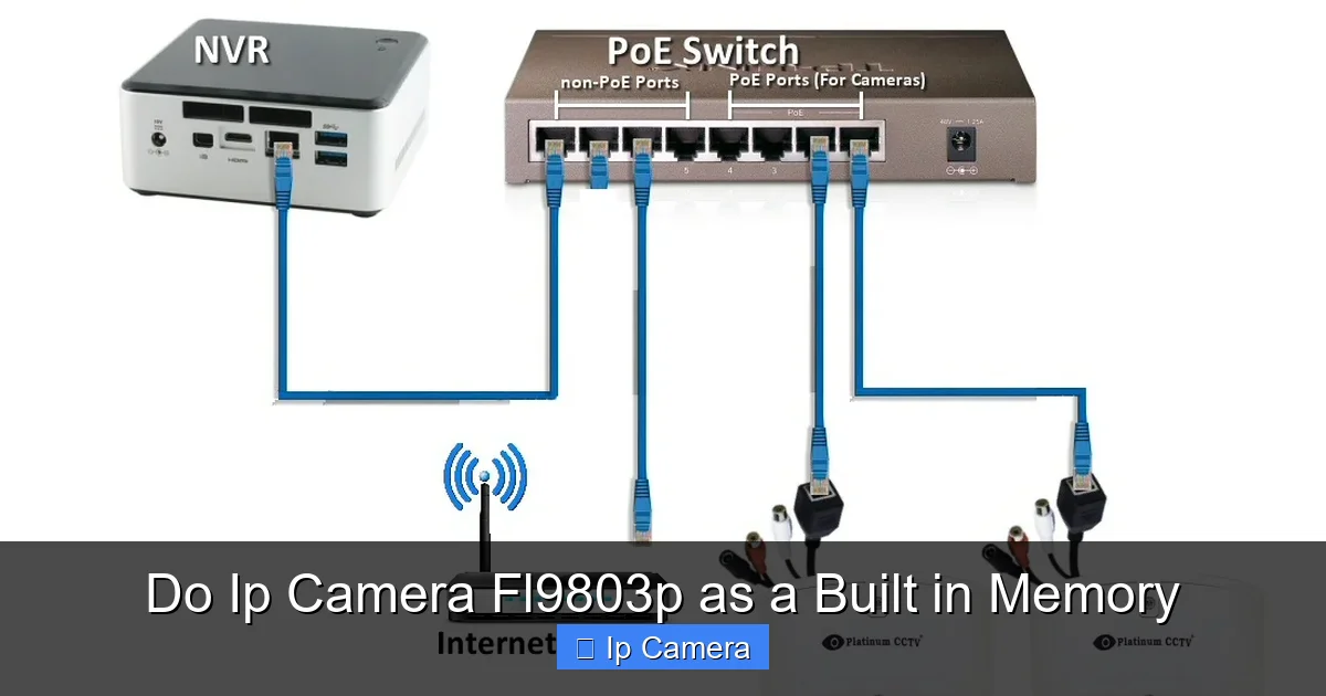 Do Ip Camera Fl9803p as a Built in Memory