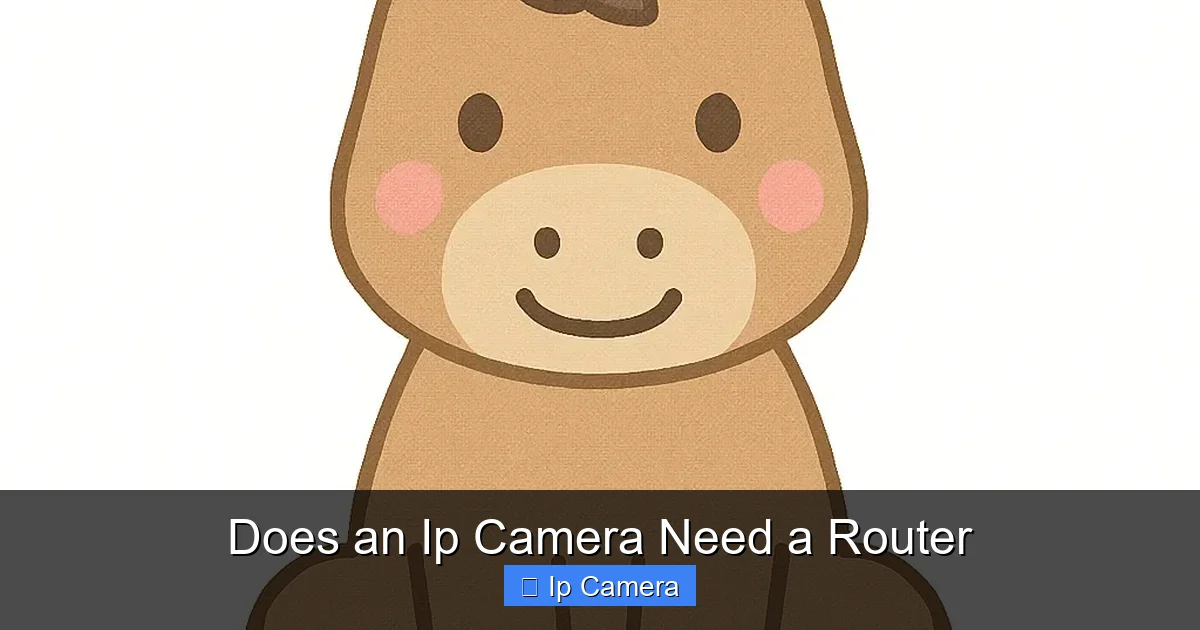 Does an Ip Camera Need a Router
