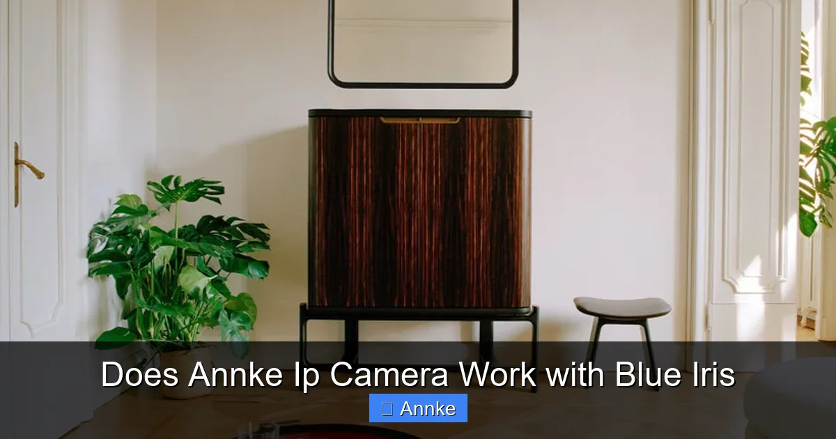 Does Annke Ip Camera Work with Blue Iris