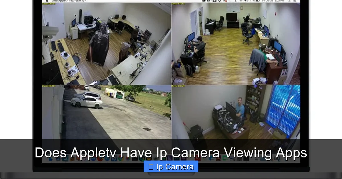 Does Appletv Have Ip Camera Viewing Apps