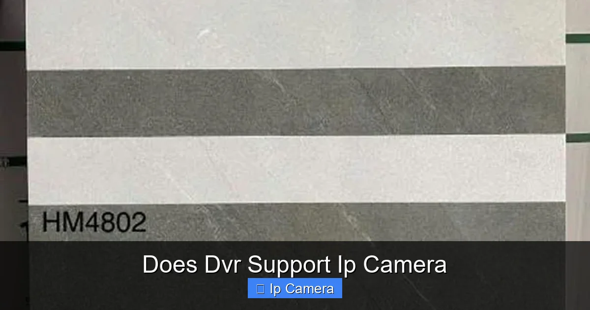 Does Dvr Support Ip Camera