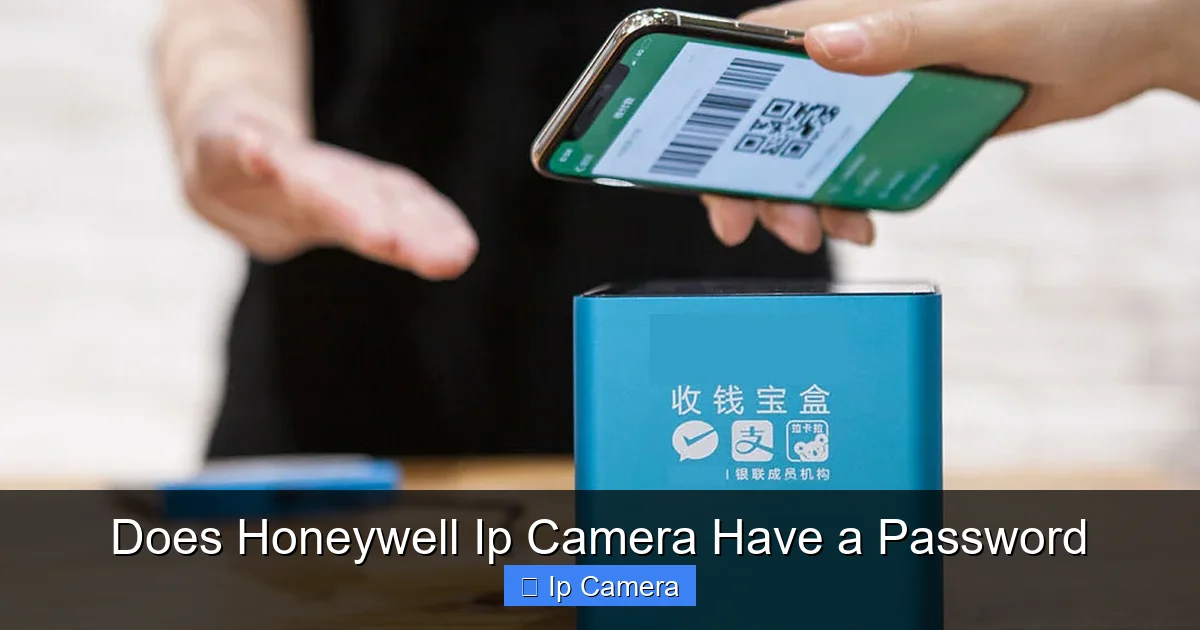 Does Honeywell Ip Camera Have a Password