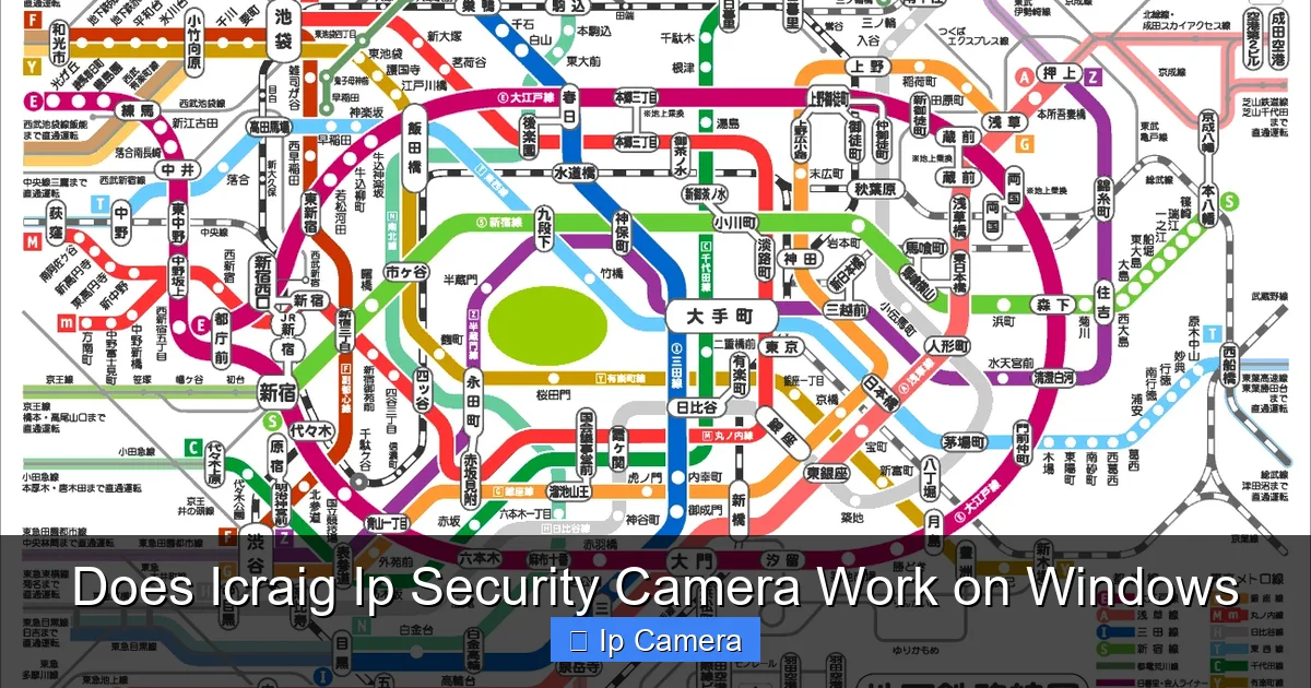 Does Icraig Ip Security Camera Work on Windows