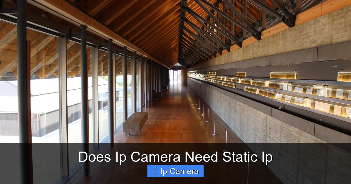 Does Ip Camera Need Static Ip