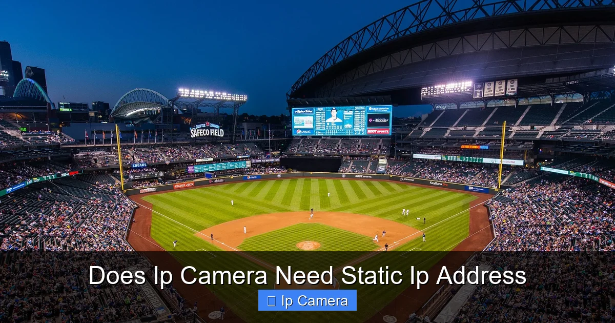 Does Ip Camera Need Static Ip Address