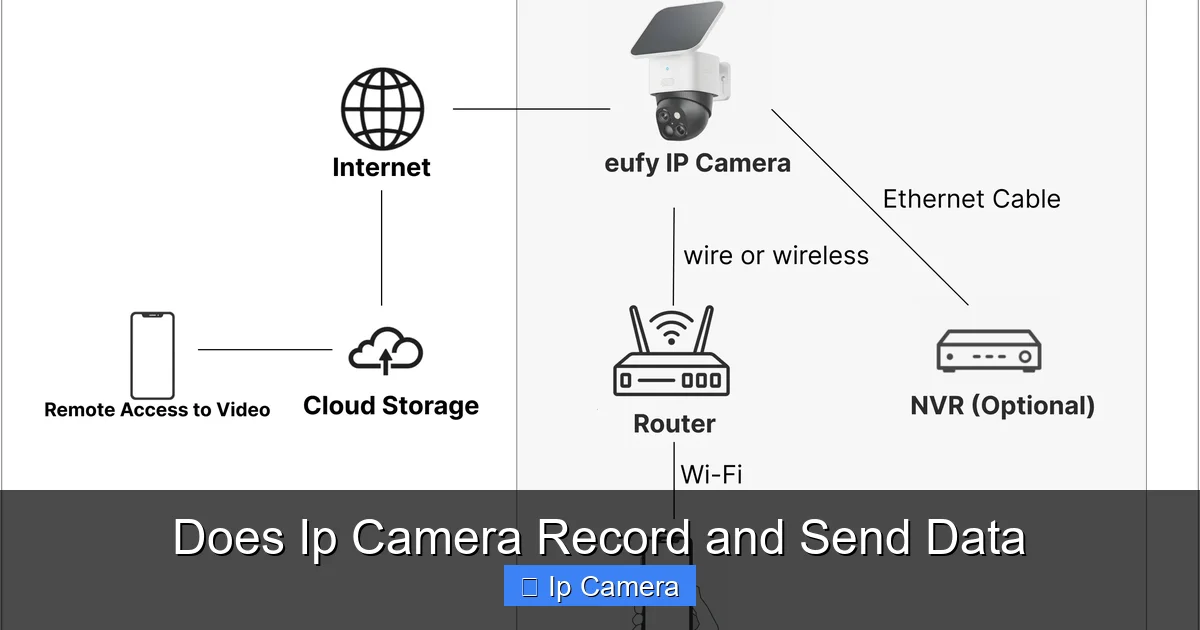 Does Ip Camera Record and Send Data