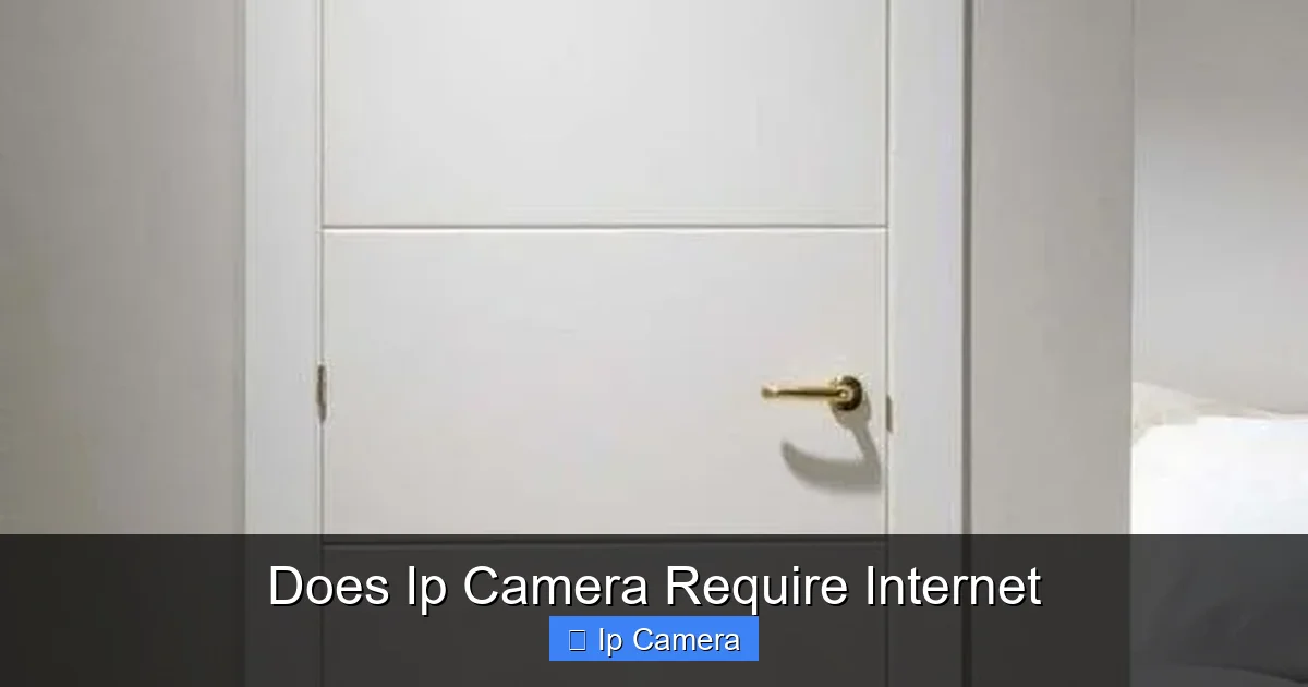 Does Ip Camera Require Internet