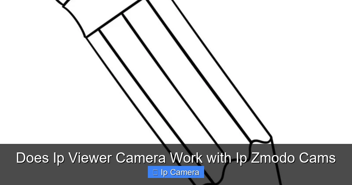 Does Ip Viewer Camera Work with Ip Zmodo Cams
