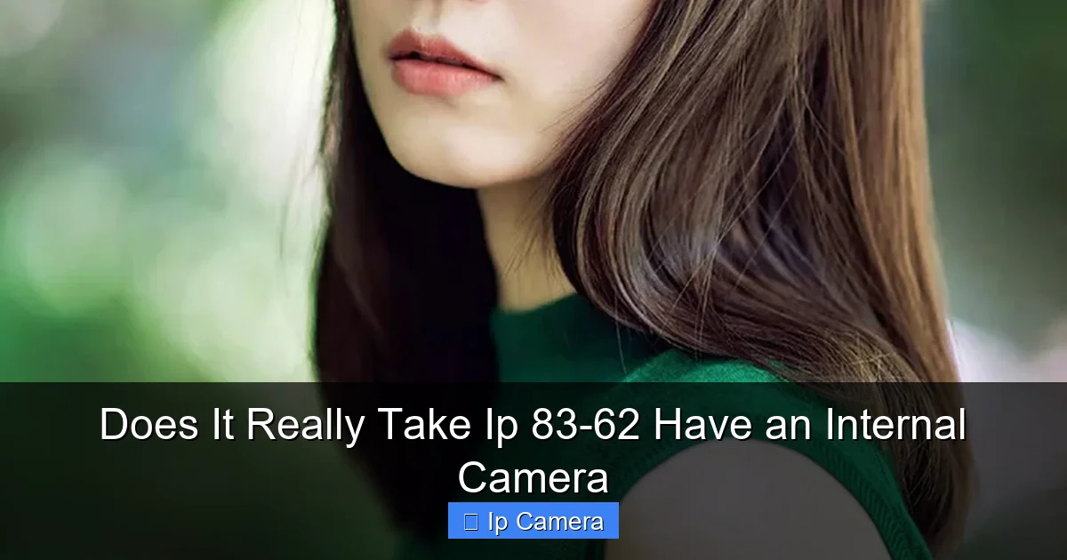 Does It Really Take Ip 83-62 Have an Internal Camera