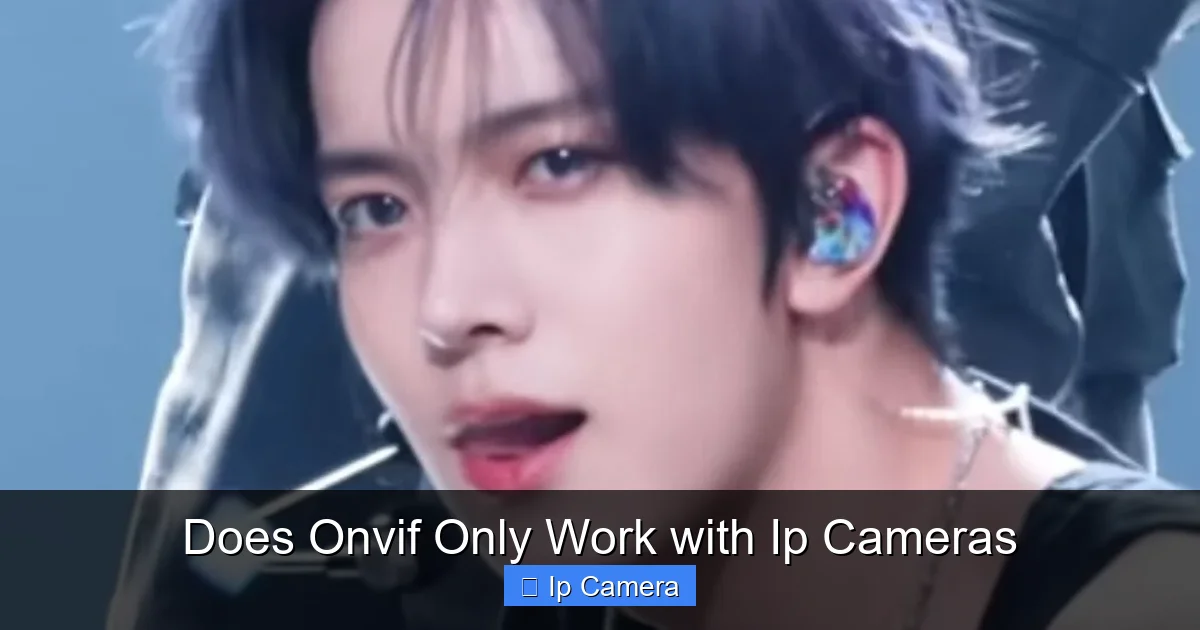 Does Onvif Only Work with Ip Cameras
