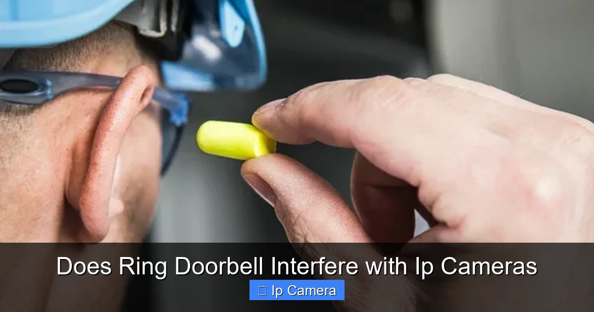 Does Ring Doorbell Interfere with Ip Cameras