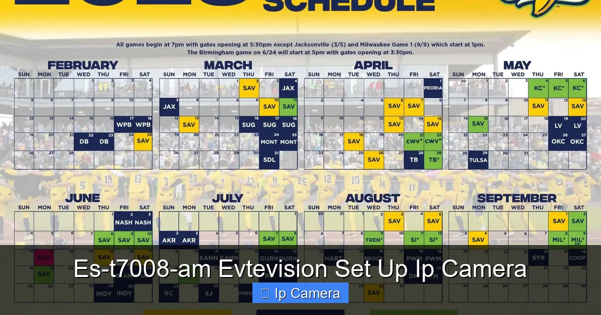 Es-t7008-am Evtevision Set Up Ip Camera