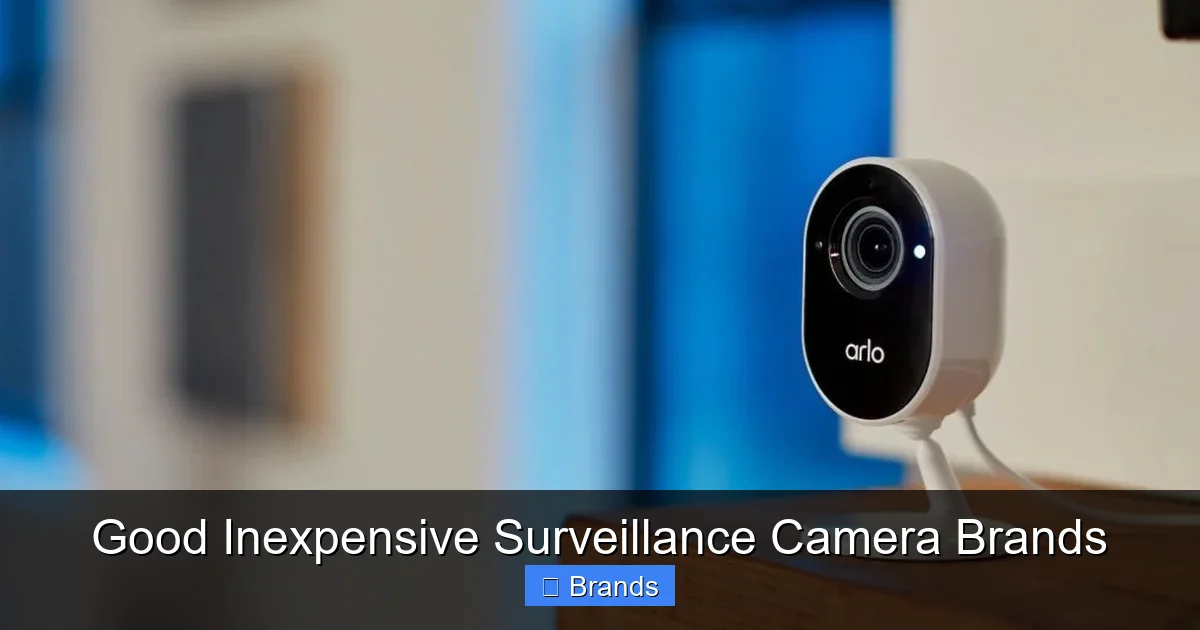 Good Inexpensive Surveillance Camera Brands