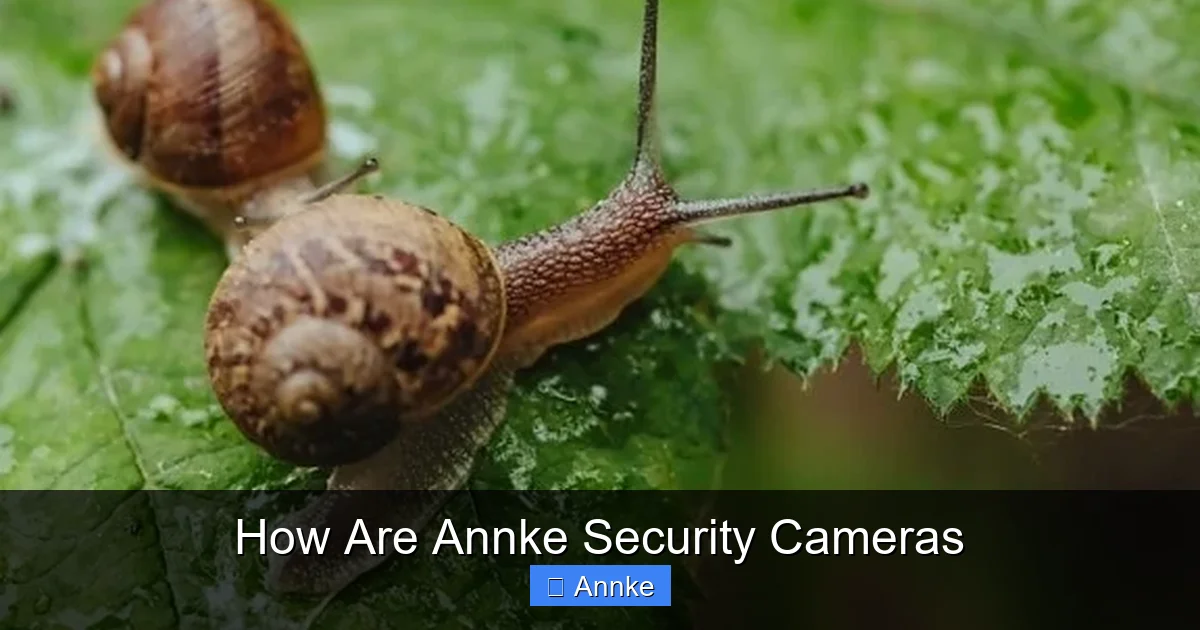 How Are Annke Security Cameras