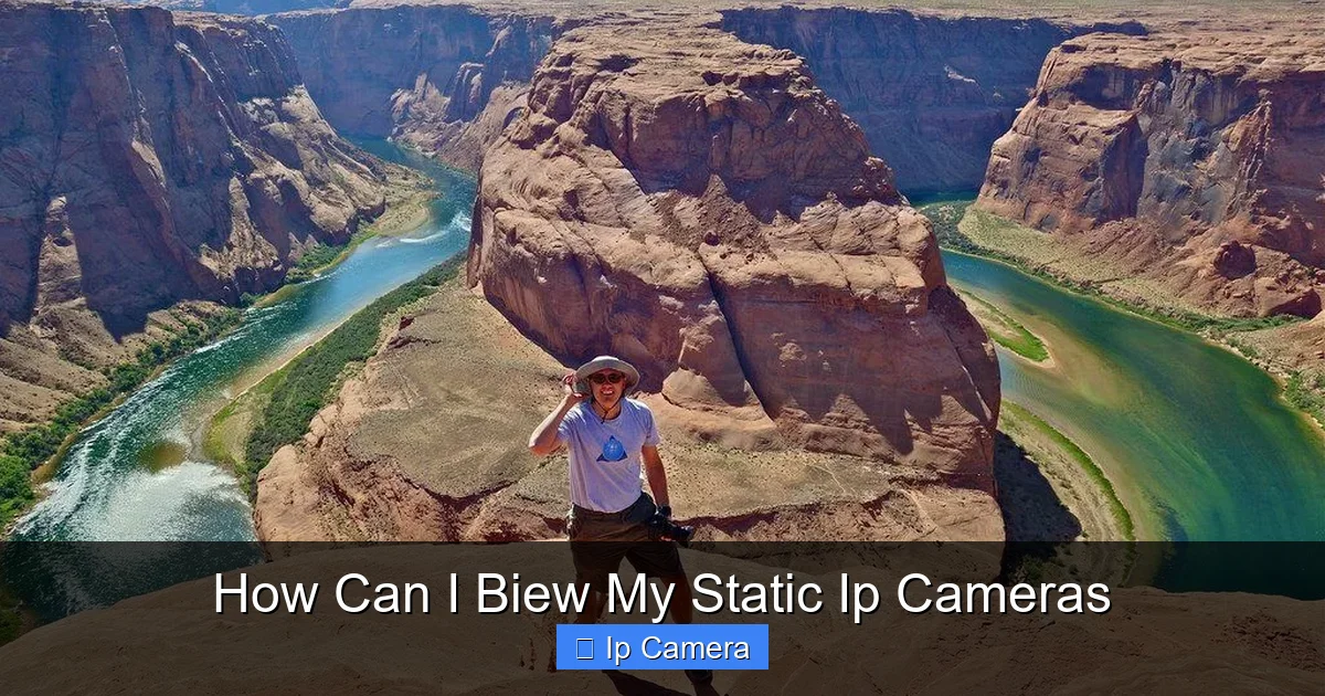How Can I Biew My Static Ip Cameras