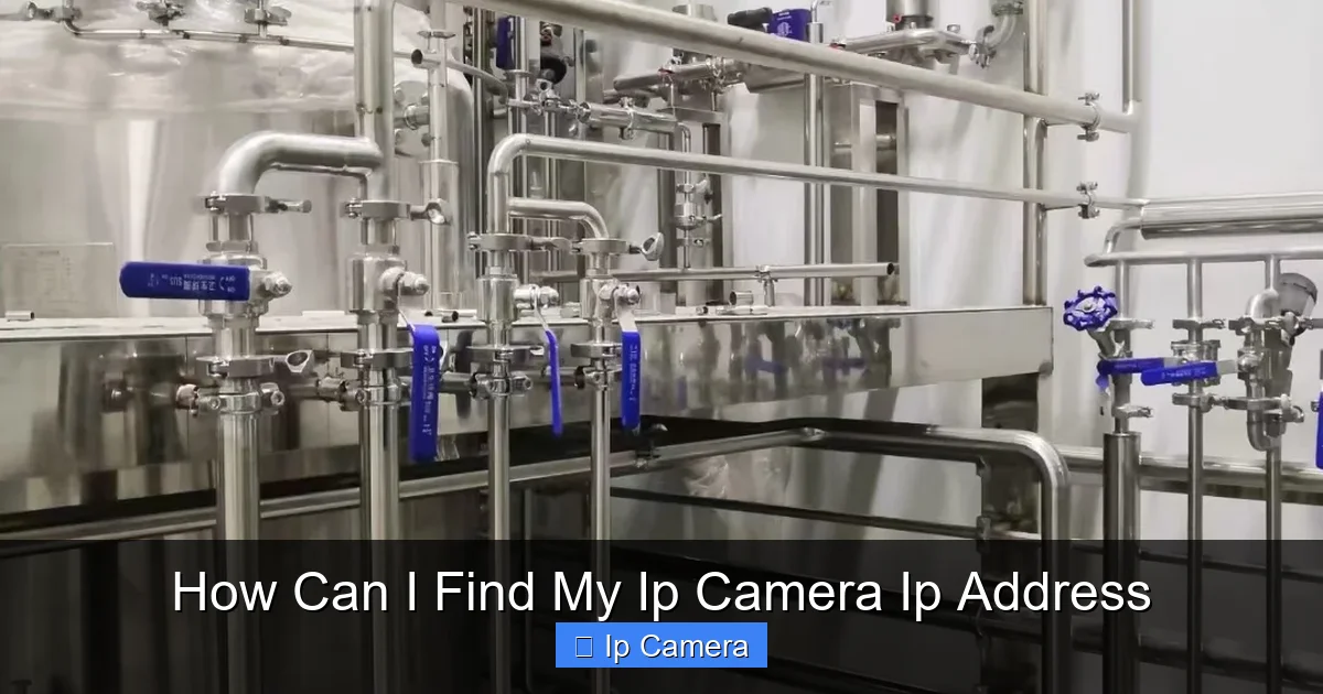 How Can I Find My Ip Camera Ip Address