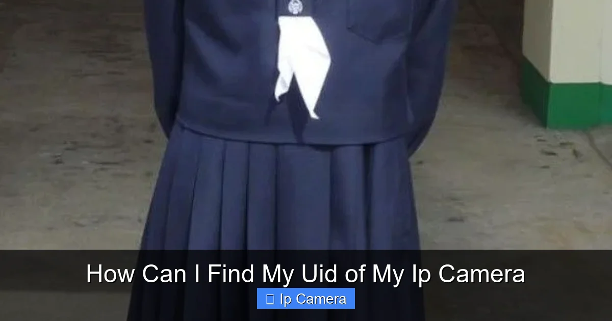 How Can I Find My Uid of My Ip Camera