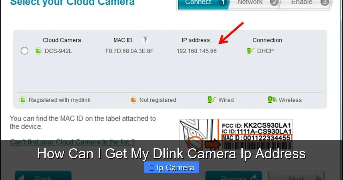 How Can I Get My Dlink Camera Ip Address