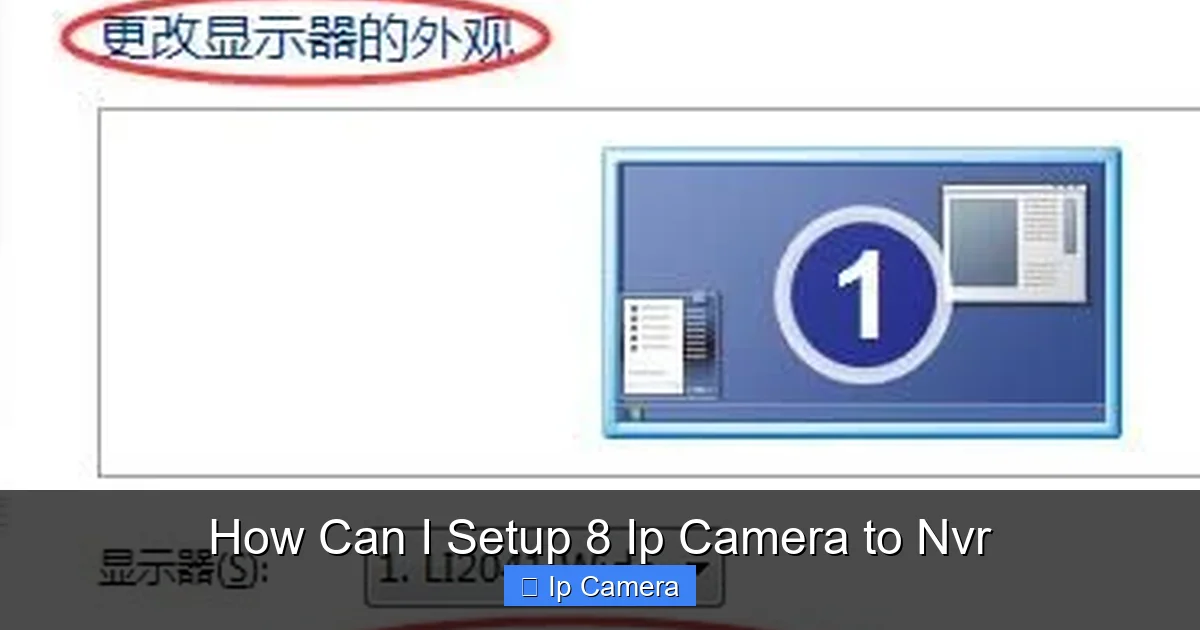 How Can I Setup 8 Ip Camera to Nvr