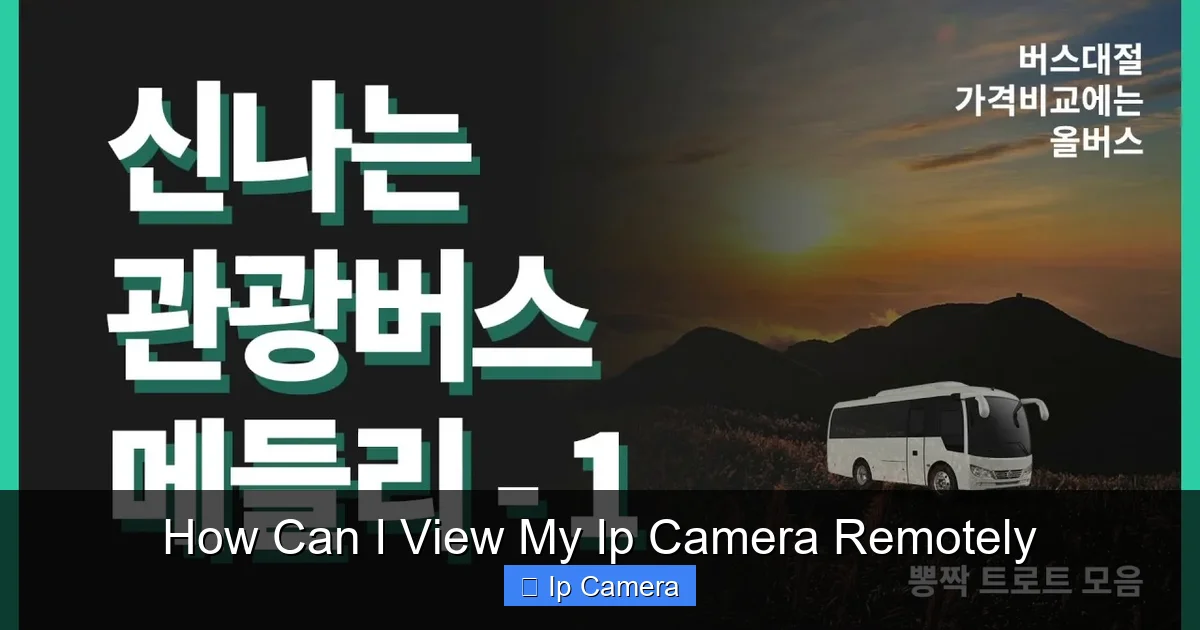 How Can I View My Ip Camera Remotely