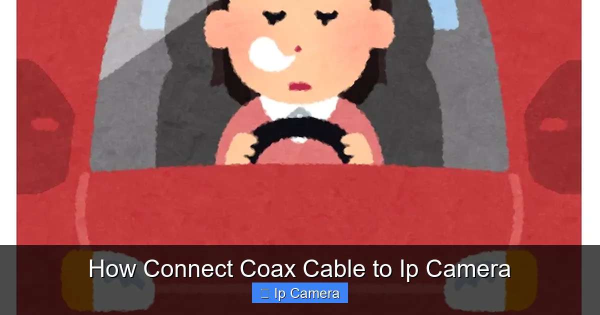 How Connect Coax Cable to Ip Camera