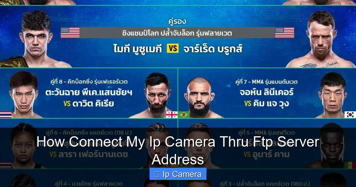 How Connect My Ip Camera Thru Ftp Server Address