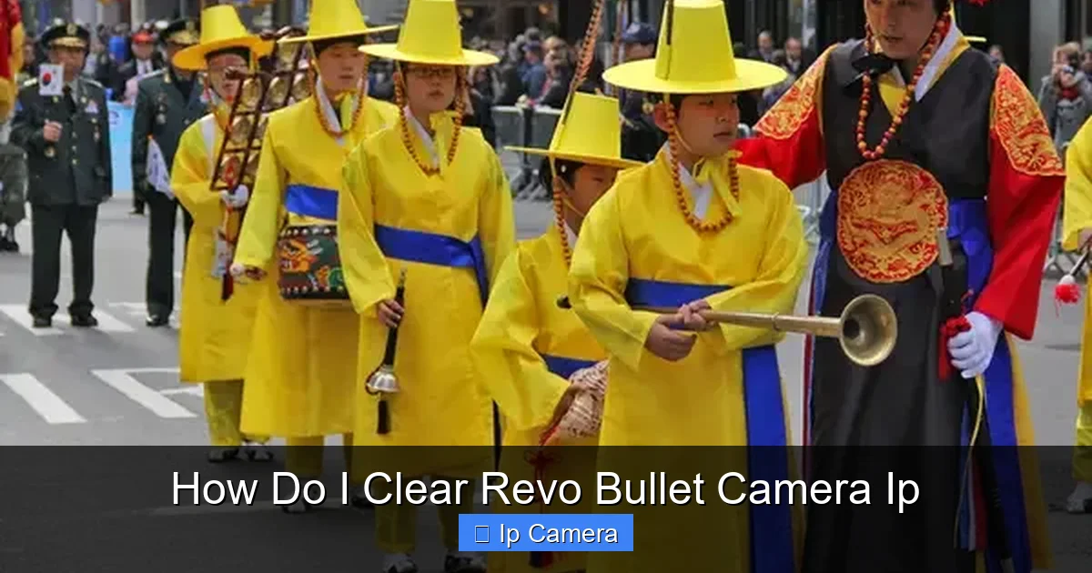 How Do I Clear Revo Bullet Camera Ip