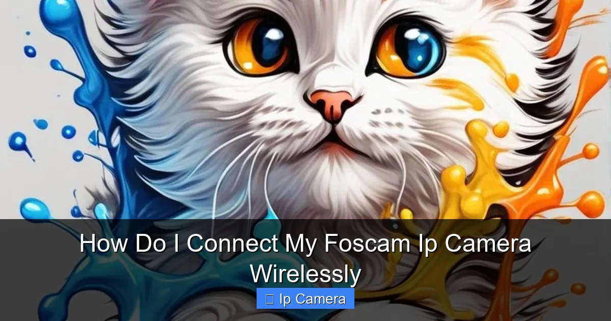 How Do I Connect My Foscam Ip Camera Wirelessly