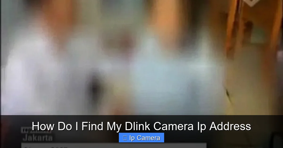How Do I Find My Dlink Camera Ip Address