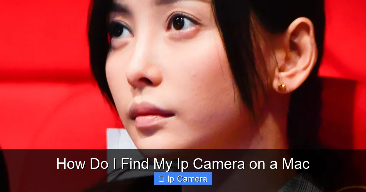 How Do I Find My Ip Camera on a Mac