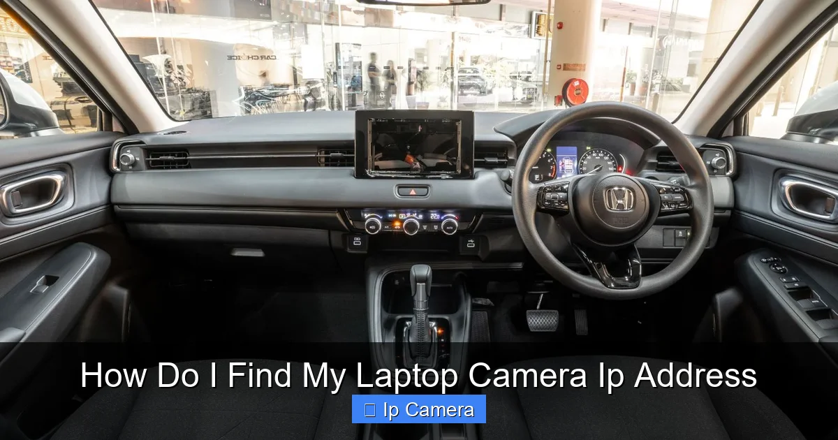 How Do I Find My Laptop Camera Ip Address