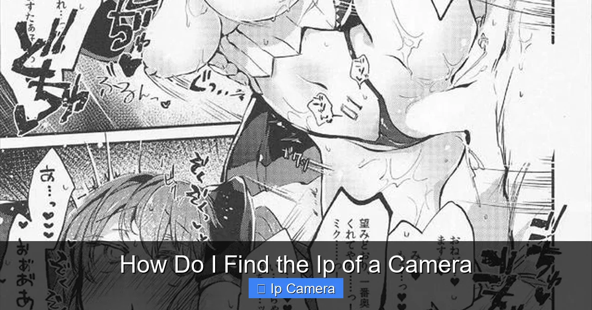 How Do I Find the Ip of a Camera