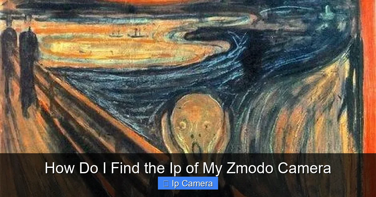 How Do I Find the Ip of My Zmodo Camera