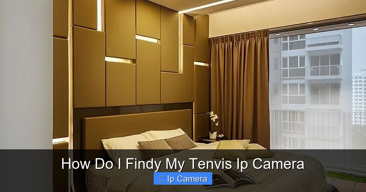 How Do I Findy My Tenvis Ip Camera