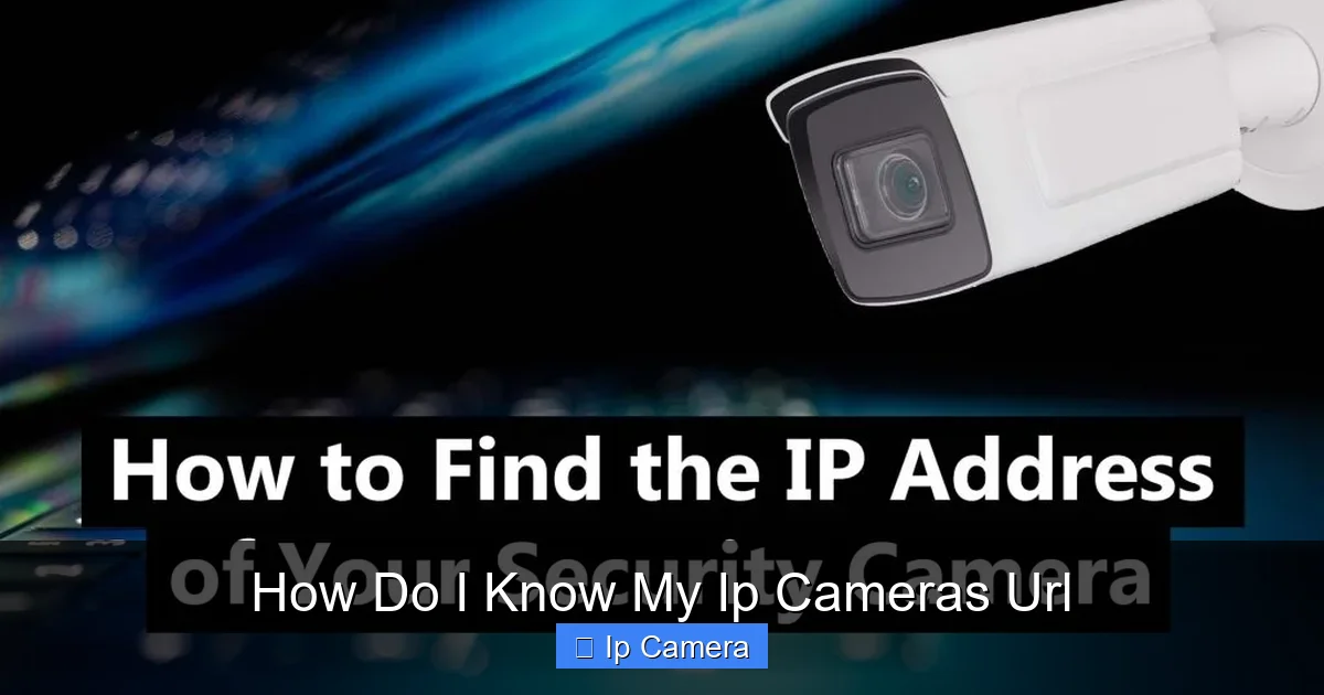 How Do I Know My Ip Cameras Url