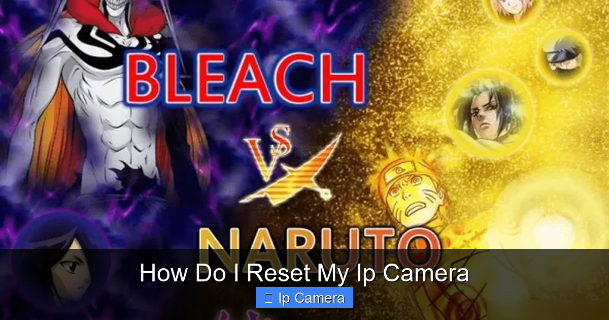 How Do I Reset My Ip Camera