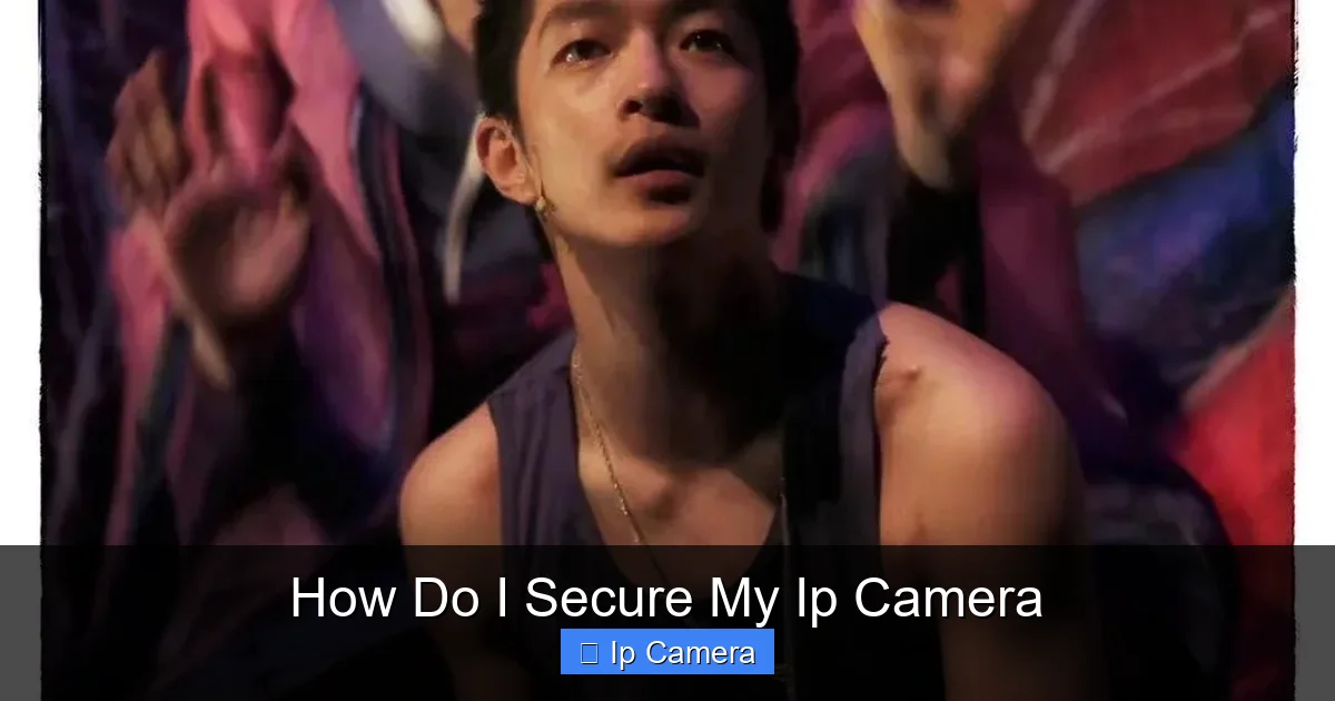 How Do I Secure My Ip Camera