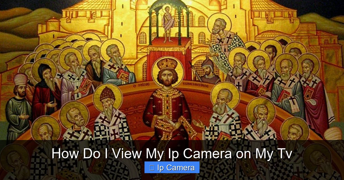 How Do I View My Ip Camera on My Tv
