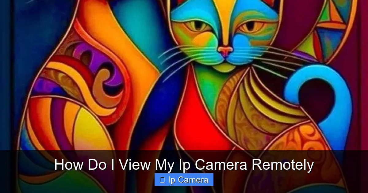 How Do I View My Ip Camera Remotely