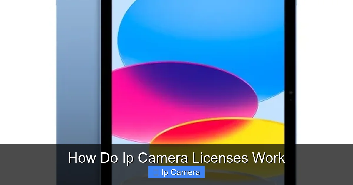How Do Ip Camera Licenses Work