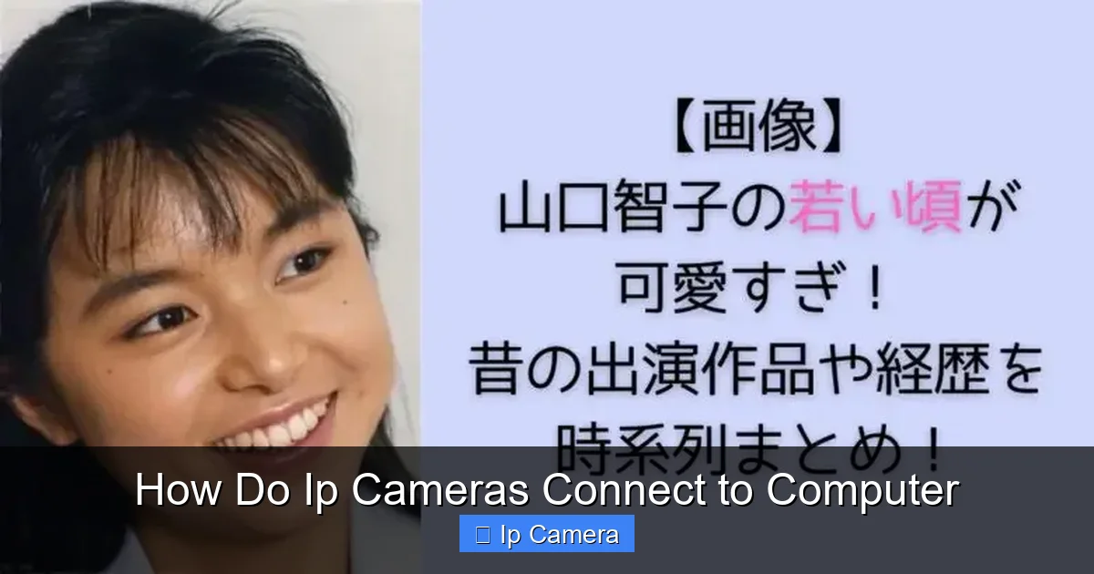 How Do Ip Cameras Connect to Computer