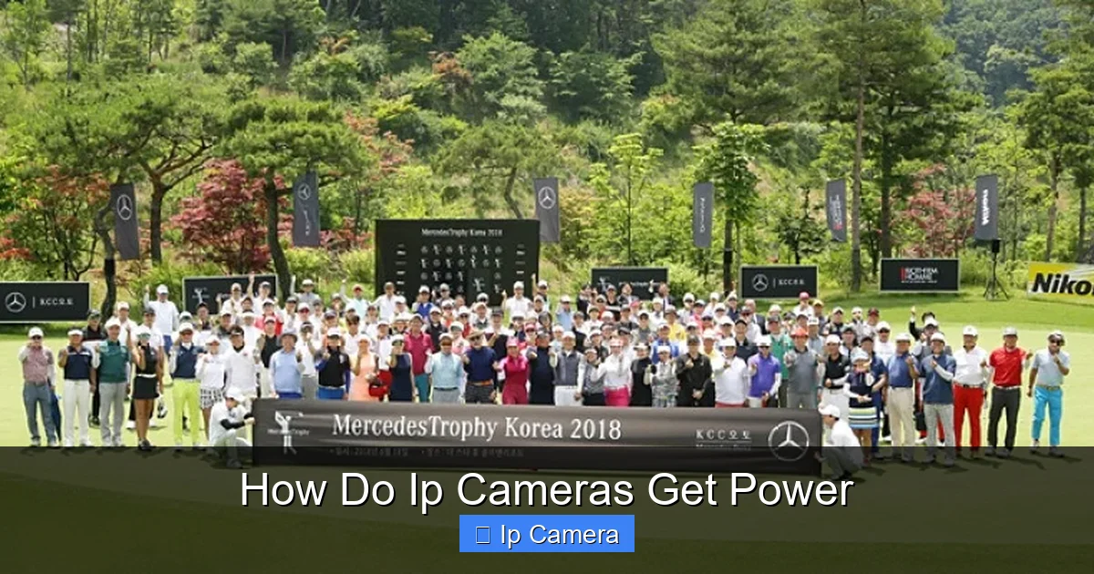 How Do Ip Cameras Get Power