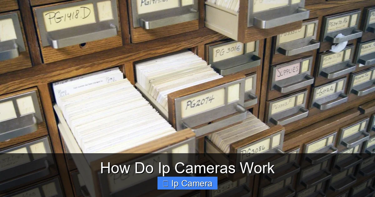 How Do Ip Cameras Work