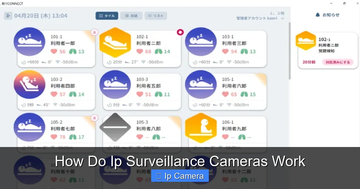How Do Ip Surveillance Cameras Work