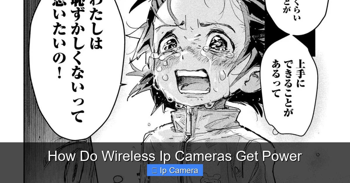 How Do Wireless Ip Cameras Get Power